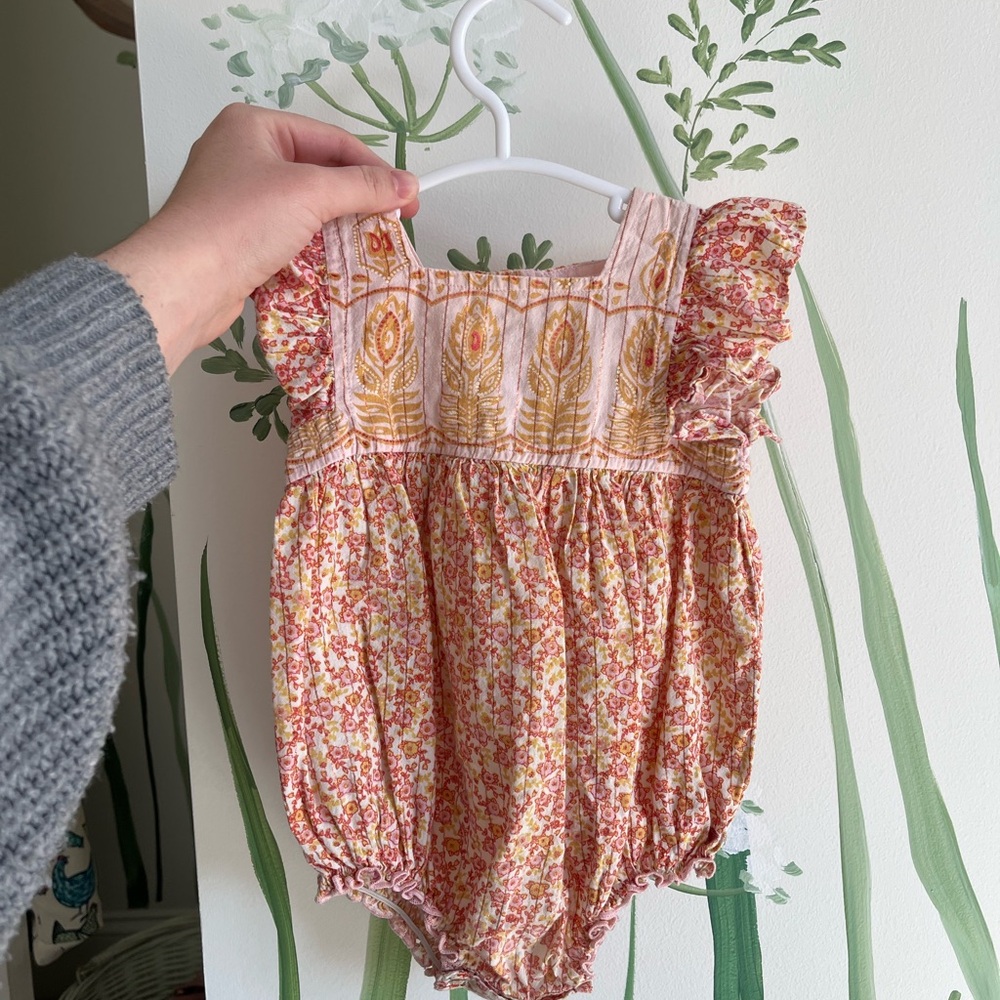 Pink Chicken boho summer romper/bubble